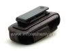 Photo 6 — L'étui en cuir d'origine avec un clip avec une étiquette métallique Étui pivotant en cuir pour BlackBerry 8220 Pearl flip, Brown (Espresso)