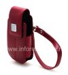 Photo 4 — Original Leather Case Bag with a metal tag Leather Tote for BlackBerry 8220 Pearl Flip, Merlot