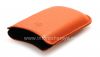 Photo 5 — Asli Leather Case-saku Synthetic Leather Pocket BlackBerry 8220 Pearl Balik, Oranye (Inferno)