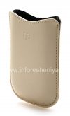 Photo 3 — Asli Leather Case-saku Synthetic Leather Pocket BlackBerry 8220 Pearl Balik, Beige (Sandstone)