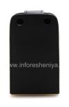 Photo 2 — Couvercle du boîtier en cuir avec ouverture verticale pour le BlackBerry Curve 9320/9220, Noir avec grande texture