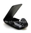 Photo 7 — Couvercle du boîtier en cuir avec ouverture verticale pour le BlackBerry Curve 9320/9220, Noir avec texture fine