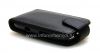 Photo 8 — Couvercle du boîtier en cuir avec ouverture verticale pour le BlackBerry Curve 9320/9220, Noir avec texture fine