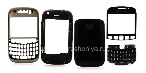 Photogallery for BlackBerryの曲線9320のためのオリジナルの住宅, ブラック product