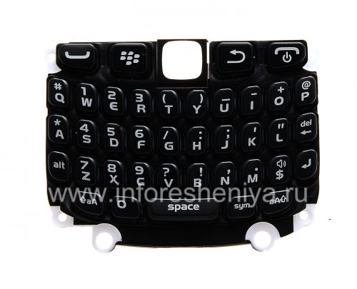 Photogallery for BlackBerry 9320 / 9220 কার্ভ জন্য একটি স্তর সঙ্গে মূল ইংরেজি কীবোর্ড, কালো product