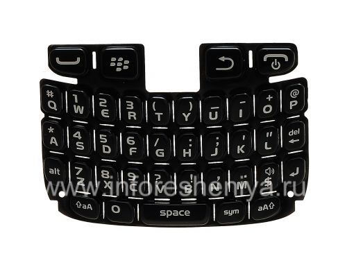 Photogallery for BlackBerry 9320 / 9220 কার্ভ জন্য একটি স্তর সঙ্গে মূল ইংরেজি কীবোর্ড, কালো product
