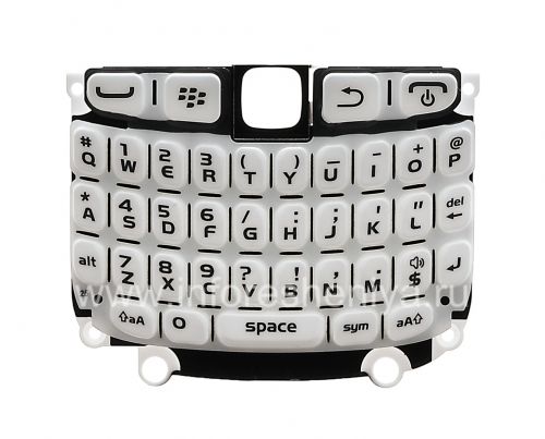 Photogallery for BlackBerry 9320 / 9220 কার্ভ জন্য একটি স্তর সঙ্গে মূল ইংরেজি কীবোর্ড, সাদা product