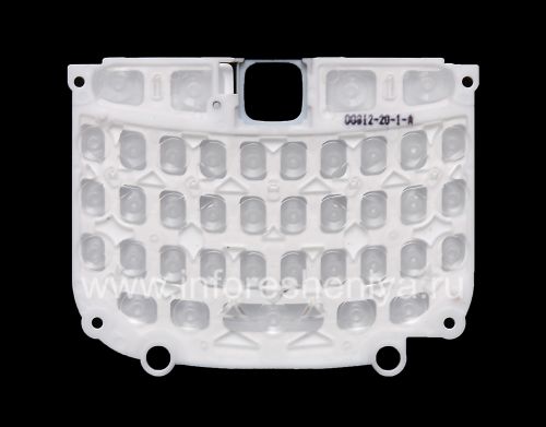 Photogallery for BlackBerry 9320 / 9220 কার্ভ জন্য একটি স্তর সঙ্গে মূল ইংরেজি কীবোর্ড, সাদা product