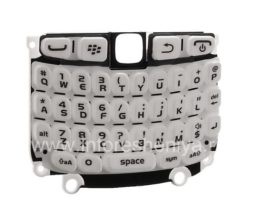 Photogallery for BlackBerry 9320 / 9220 কার্ভ জন্য একটি স্তর সঙ্গে মূল ইংরেজি কীবোর্ড, সাদা product