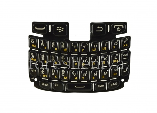 Photogallery for لوحة المفاتيح الروسية لبلاك بيري كيرف 9320/9220 (نسخة), أسود product