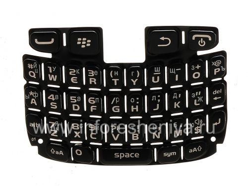 Photogallery for ブラックベリー9320/9220曲線のためのロシア語キーボード（彫刻）, ブラック product