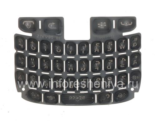 Photogallery for ブラックベリー9320/9220曲線のためのロシア語キーボード（彫刻）, ブラック product