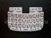 Photo 1 — Keyboard Rusia BlackBerry 9320 / 9220 Curve (ukiran), putih