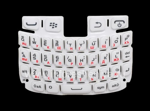 Photogallery for White Russian ikhibhodi BlackBerry 9320 / 9220 Curve, White (mbala omhlophe) product