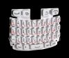 Photo 3 — White Russian Keyboard for BlackBerry 9320/9220 Curve, White