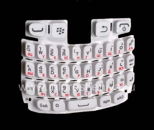 Photogallery for White Russian ikhibhodi BlackBerry 9320 / 9220 Curve, White (mbala omhlophe) product