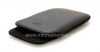 Photo 6 — Leather Case-saku BlackBerry 9320 / 9220 Curve, Hitam, tekstur halus