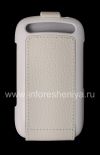 Photo 2 — The original leather case with vertical opening cover Leather Flip Shell for BlackBerry 9320/9220 Curve, White