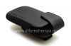 Photo 5 — L'étui en cuir d'origine avec clip Étui pivotant en cuir pour BlackBerry Curve 9320/9220, Noir (Black)