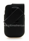 Photo 6 — L'étui en cuir d'origine avec clip Étui pivotant en cuir pour BlackBerry Curve 9320/9220, Noir (Black)