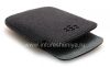 Photo 6 — Das Originalstoffbezug-Tasche Mikrofasertasche Tasche für Blackberry 9320/9220 Curve, Schwarz / Grau (Schwarz / Grau)