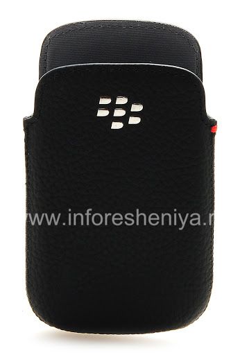 BlackBerry 9320 / 9220 কার্ভ জন্য মূল চামড়া কেস পকেট লেদার পকেট থলি