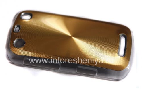 Photogallery for Case Plastic, amboze nge metal &quot;CD&quot; ufaka i-BlackBerry 9360 / 9370 Curve, igolide product