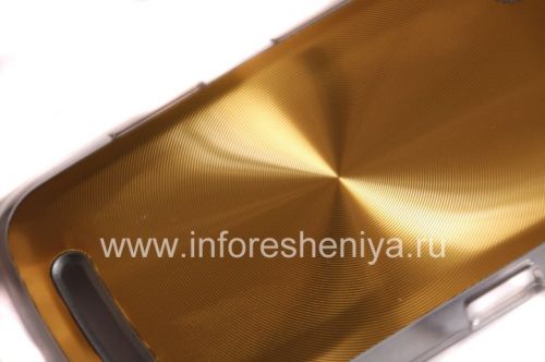 Photogallery for Case Plastic, amboze nge metal &quot;CD&quot; ufaka i-BlackBerry 9360 / 9370 Curve, igolide product