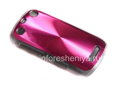 Photogallery for Case Plastic, amboze nge metal &quot;CD&quot; ufaka i-BlackBerry 9360 / 9370 Curve, pink product