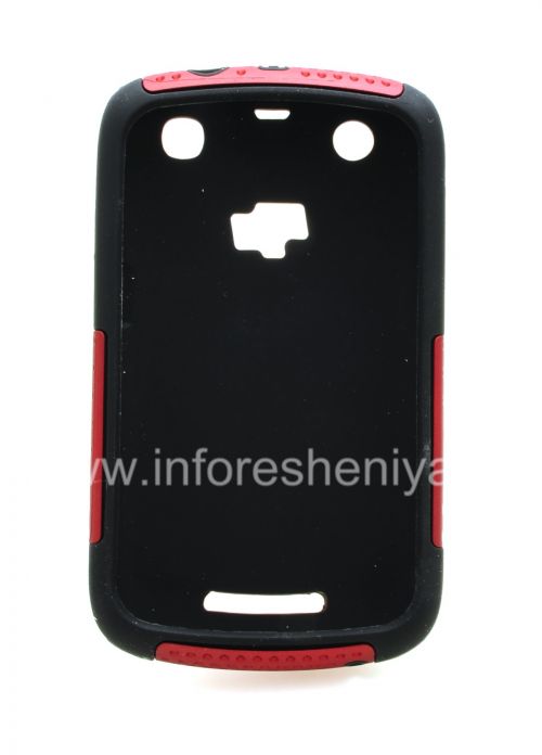 Photogallery for Für Blackberry 9360/9370 Berry Hülle robusten perforiert, Schwarz / Rot product