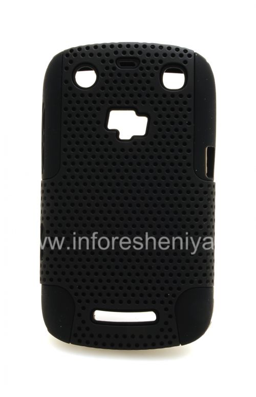 Photogallery for Für Blackberry 9360/9370 Berry Hülle robusten perforiert, Schwarz / Schwarz product