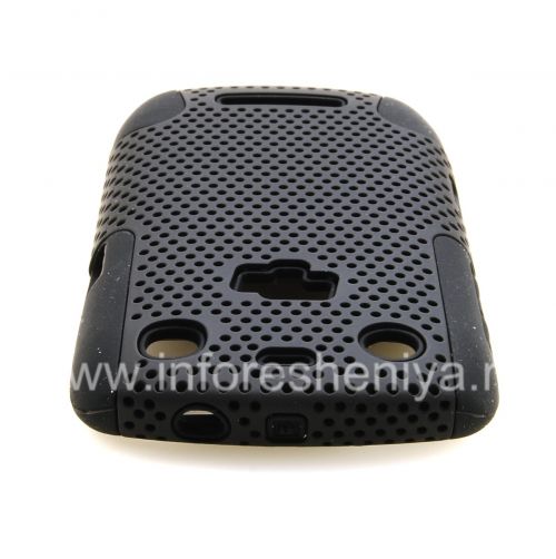 Photogallery for Für Blackberry 9360/9370 Berry Hülle robusten perforiert, Schwarz / Schwarz product
