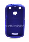 Photo 2 — La cubierta resistente perforado para BlackBerry Curve 9360/9370, Azul / Azul
