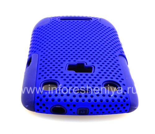 Photogallery for Für Blackberry 9360/9370 Berry Hülle robusten perforiert, Blau / Blau product