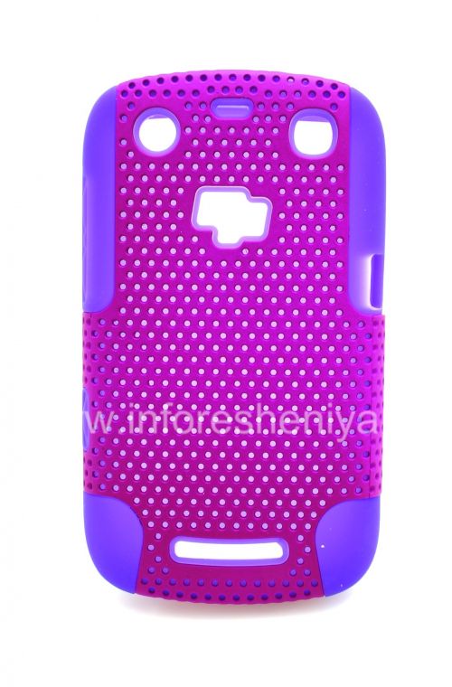 Photogallery for Für Blackberry 9360/9370 Berry Hülle robusten perforiert, Flieder / Fuchsia product