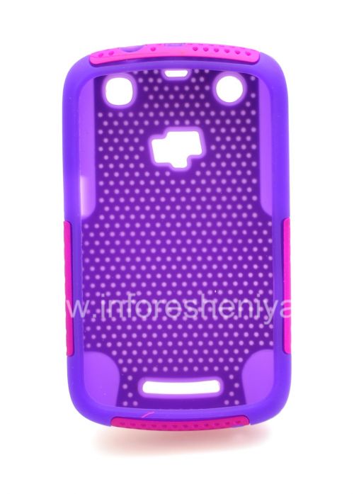 Photogallery for Für Blackberry 9360/9370 Berry Hülle robusten perforiert, Flieder / Fuchsia product