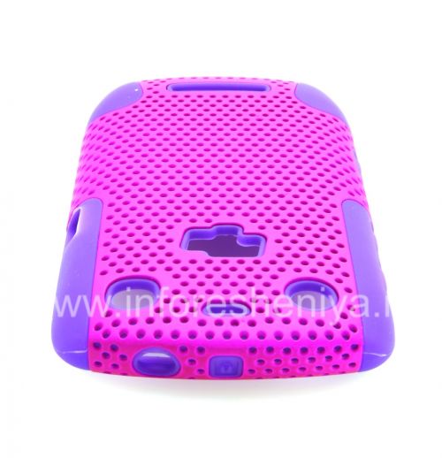 Photogallery for Für Blackberry 9360/9370 Berry Hülle robusten perforiert, Flieder / Fuchsia product