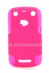 Photo 1 — La cubierta resistente perforado para BlackBerry Curve 9360/9370, Púrpura / Frambuesa