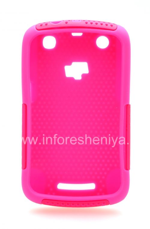 Photogallery for Für Blackberry 9360/9370 Berry Hülle robusten perforiert, Lila / Himbeere product