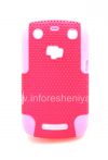 Photo 1 — couvercle perforé robuste pour BlackBerry Curve 9360/9370, Rosé / Rouge framboise