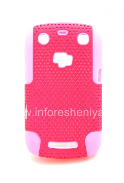 Photogallery for Für Blackberry 9360/9370 Berry Hülle robusten perforiert, Rosa / Himbeere product