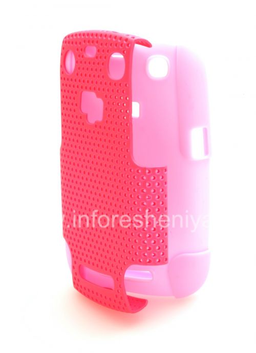 Photogallery for Für Blackberry 9360/9370 Berry Hülle robusten perforiert, Rosa / Himbeere product