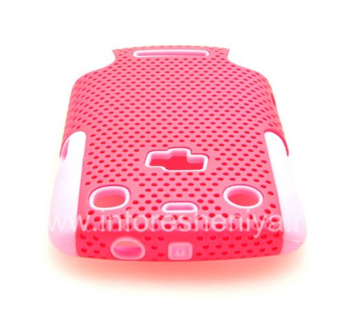 Photogallery for Für Blackberry 9360/9370 Berry Hülle robusten perforiert, Rosa / Himbeere product
