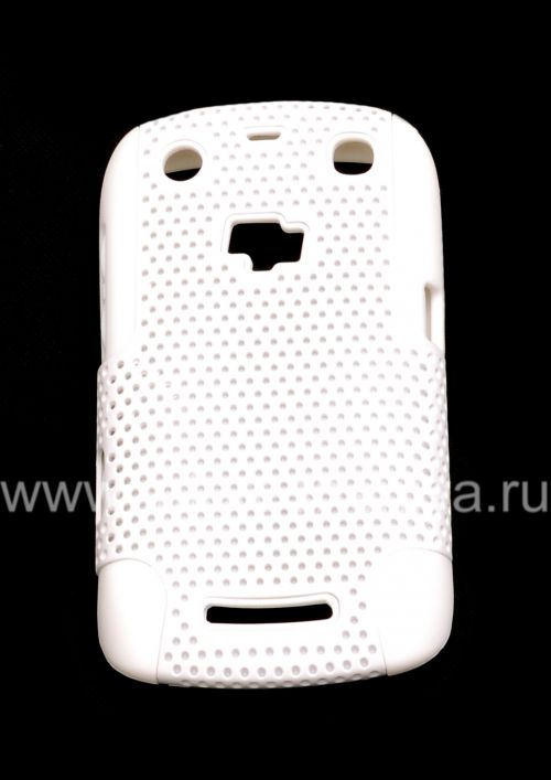 Photogallery for Für Blackberry 9360/9370 Berry Hülle robusten perforiert, Weiß / Weiß product