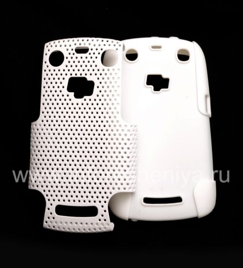 Photogallery for Für Blackberry 9360/9370 Berry Hülle robusten perforiert, Weiß / Weiß product