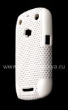 Photo 4 — La cubierta resistente perforado para BlackBerry Curve 9360/9370, Blanco / negro