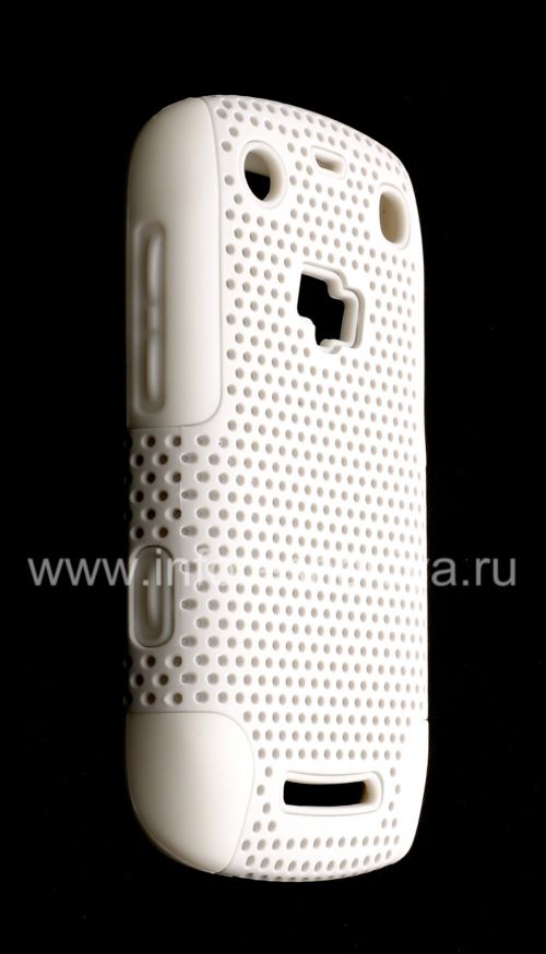 Photogallery for Für Blackberry 9360/9370 Berry Hülle robusten perforiert, Weiß / Weiß product