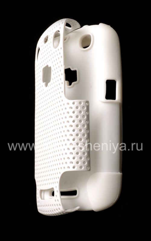 Photogallery for Für Blackberry 9360/9370 Berry Hülle robusten perforiert, Weiß / Weiß product