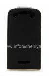 Photo 2 — Ledertasche mit vertikale Öffnung für das Blackberry Curve 9360/9370, Schwarz mit großen Textur