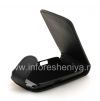 Photo 6 — Cubierta de la caja de cuero con abertura vertical para el BlackBerry Curve 9360/9370, Negro con una gran textura